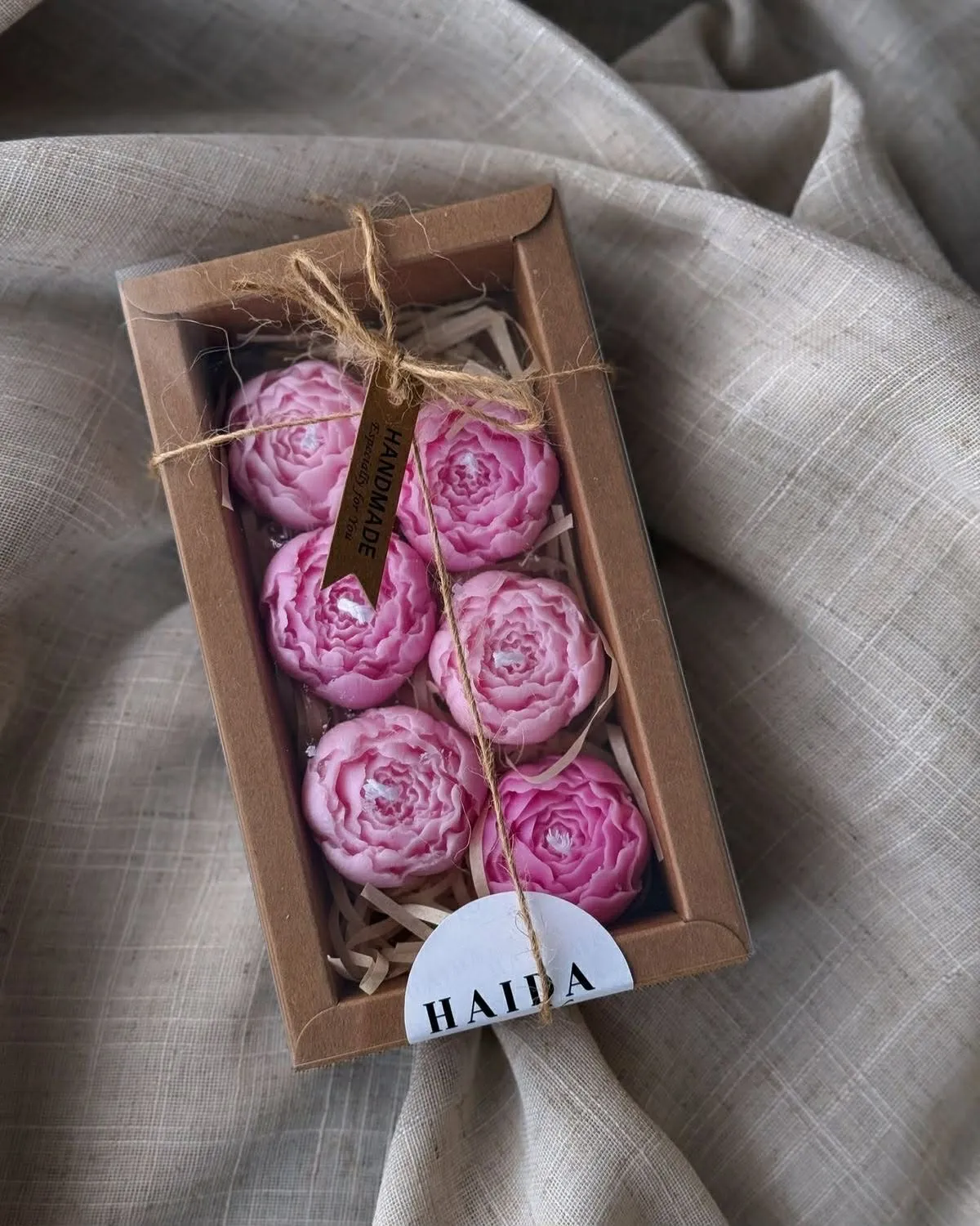 Flower Candle Gift Box