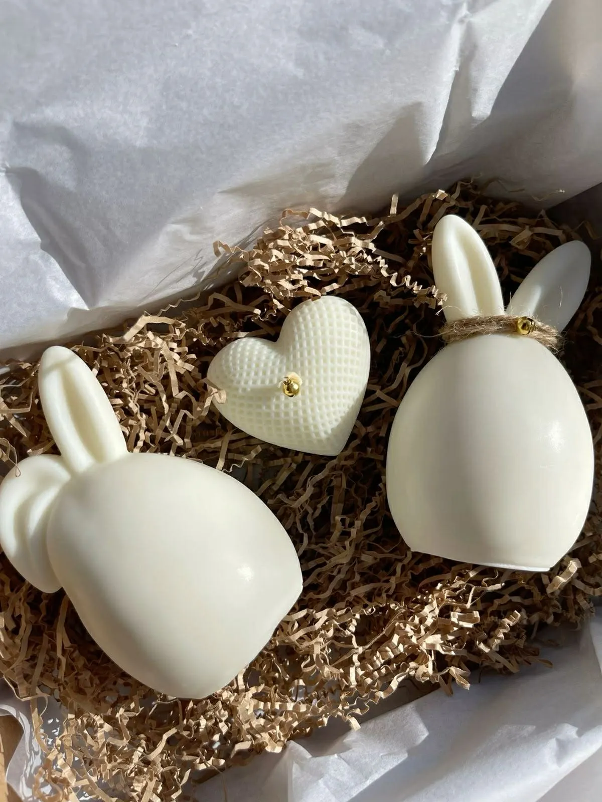 Elegant Easter Bunny Candle Sets