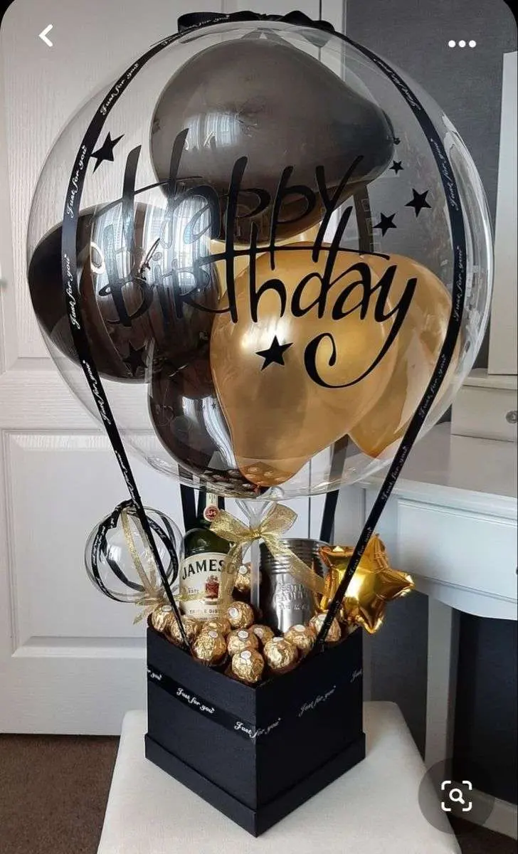 Elegant Balloon Gift Box