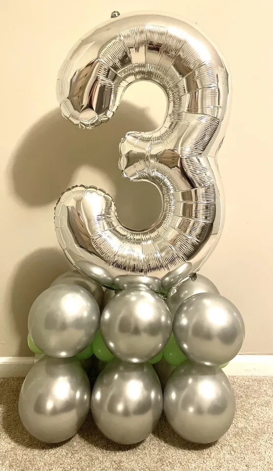Custom Number Birthday Balloons
